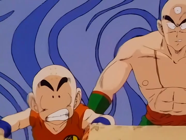 Dragon Ball Ep 147: Goku Hangs On @ 00:01:35