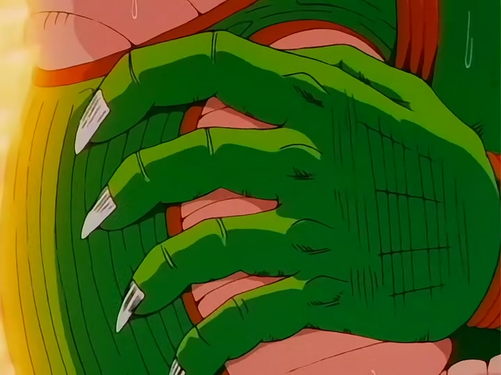 Dragon Ball Ep 147: Goku Hangs On @ 00:02:18