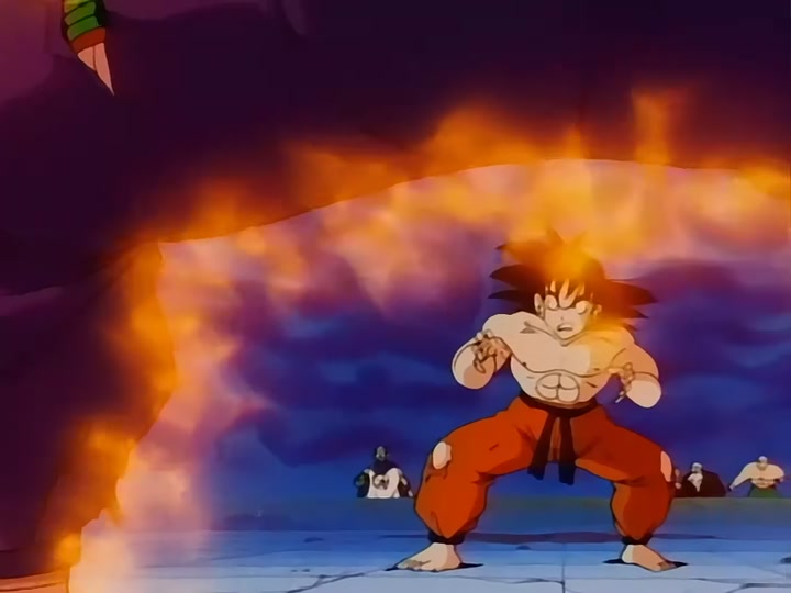 Dragon Ball Ep 147: Goku Hangs On @ 00:02:29
