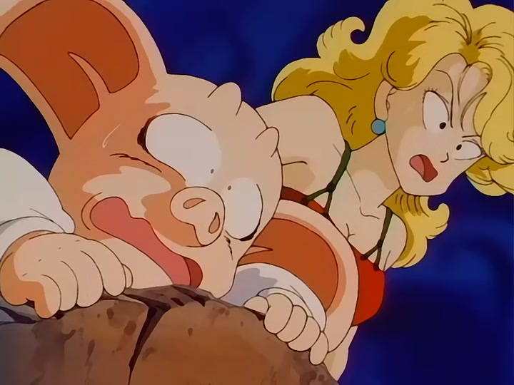 Dragon Ball Ep 147: Goku Hangs On @ 00:02:41