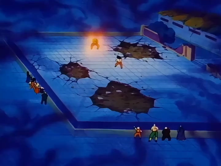Dragon Ball Ep 147: Goku Hangs On @ 00:03:06