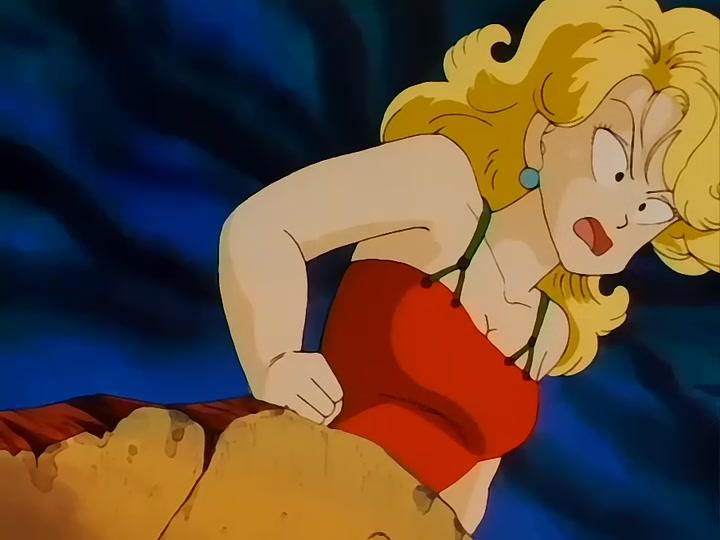 Dragon Ball Ep 147: Goku Hangs On @ 00:05:14