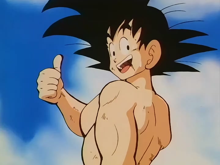 Dragon Ball Ep 147: Goku Hangs On @ 00:16:07