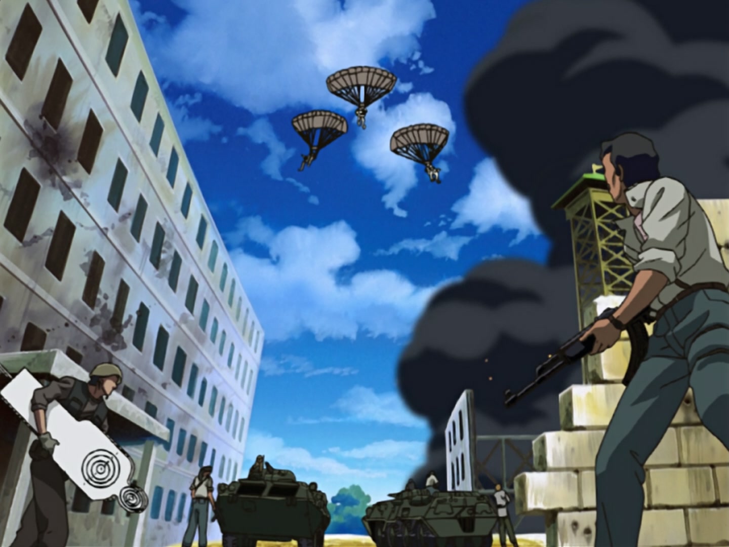 Full Metal Panic! Ep 9: Dangerous Safe House @ 00:03:37