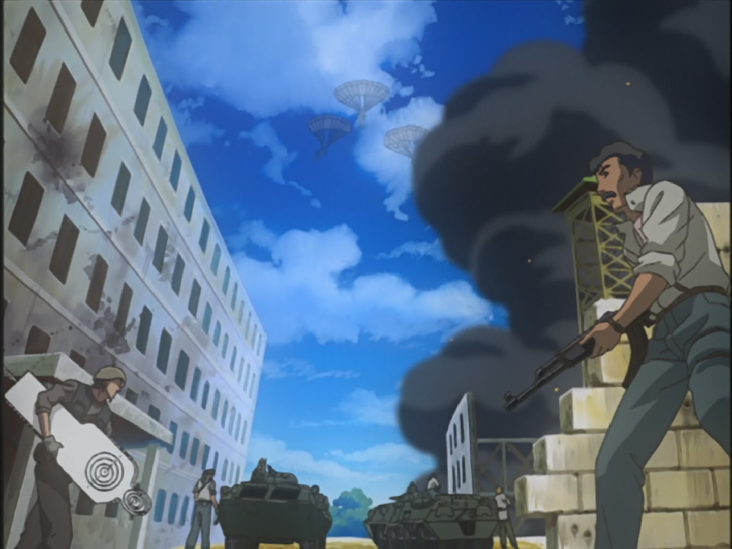 Full Metal Panic! Ep 10: Run, Running, Ran @ 00:01:32
