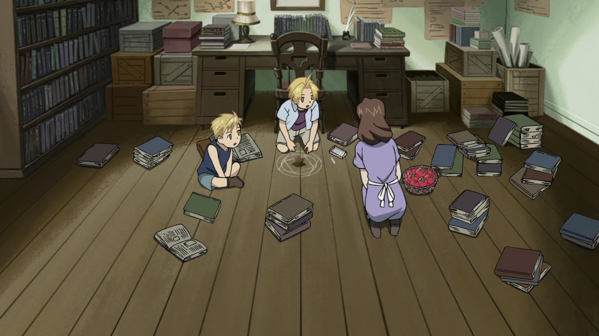 Fullmetal Alchemist: Brotherhood Ep 2: The First Day @ 00:03:25