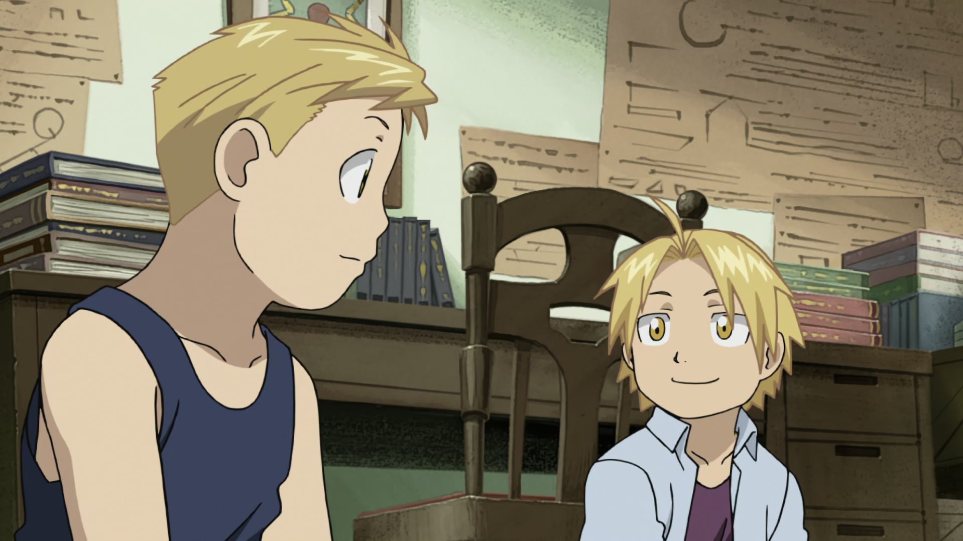 Fullmetal Alchemist: Brotherhood Ep 2: The First Day @ 00:03:45