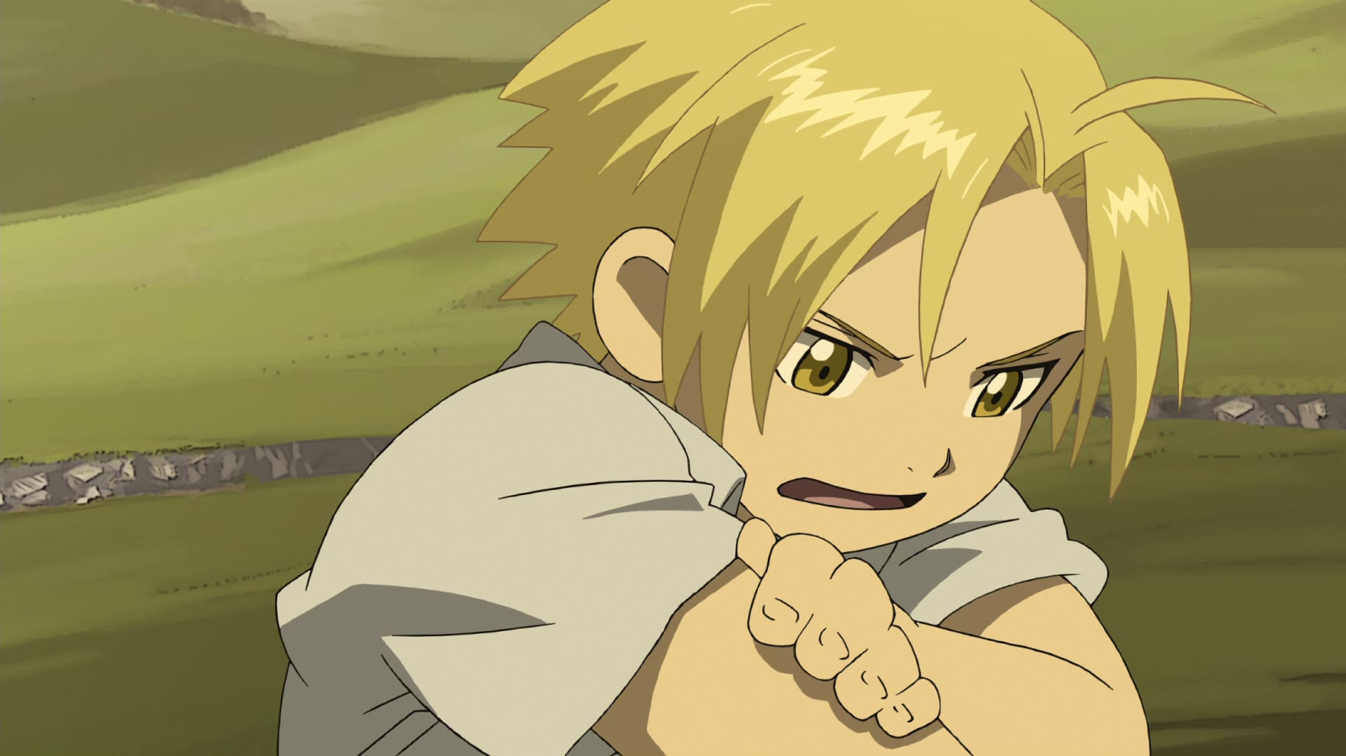 Fullmetal Alchemist: Brotherhood Ep 2: The First Day @ 00:04:15