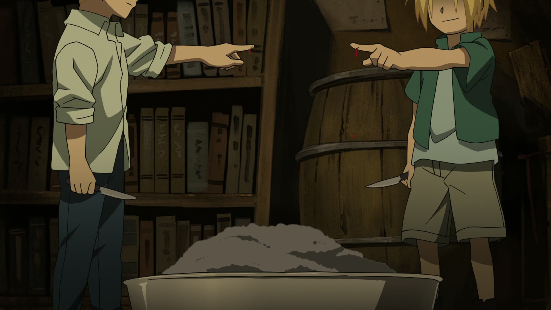 Fullmetal Alchemist: Brotherhood Ep 2: The First Day @ 00:07:35