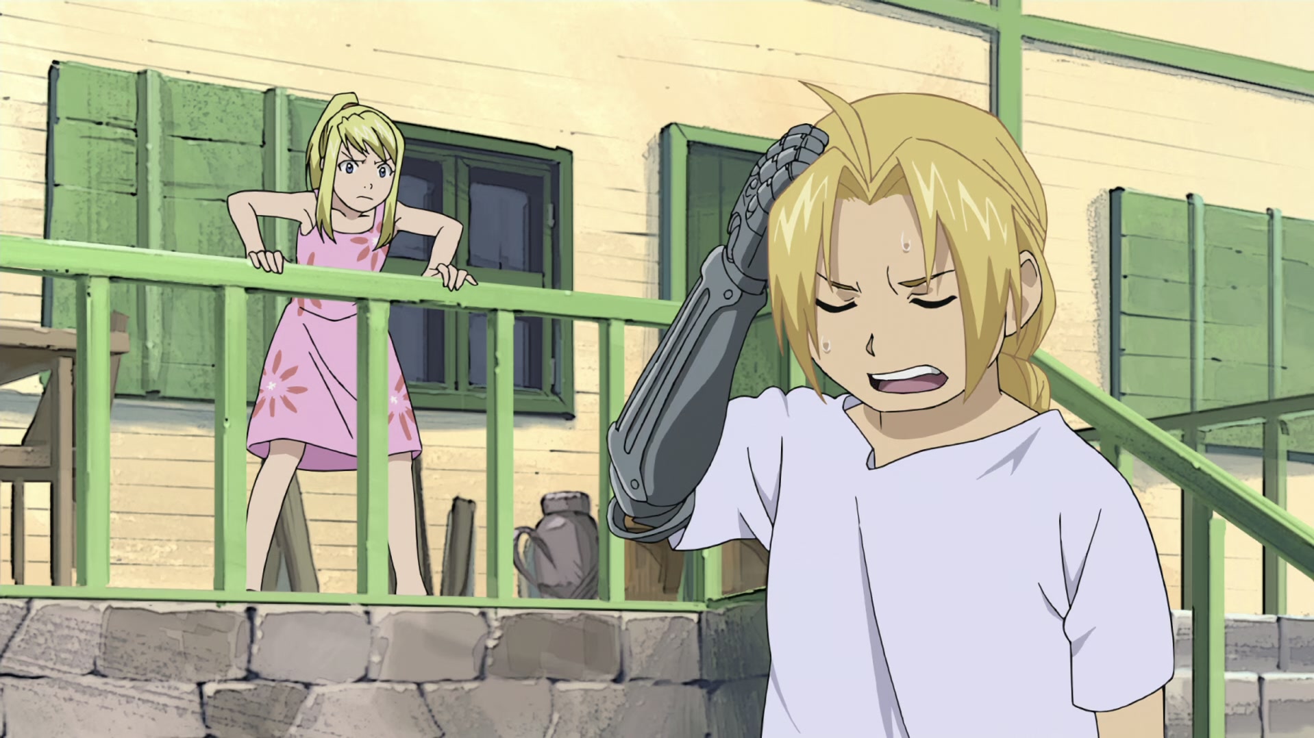 Fullmetal Alchemist: Brotherhood Ep 2: The First Day @ 00:19:00