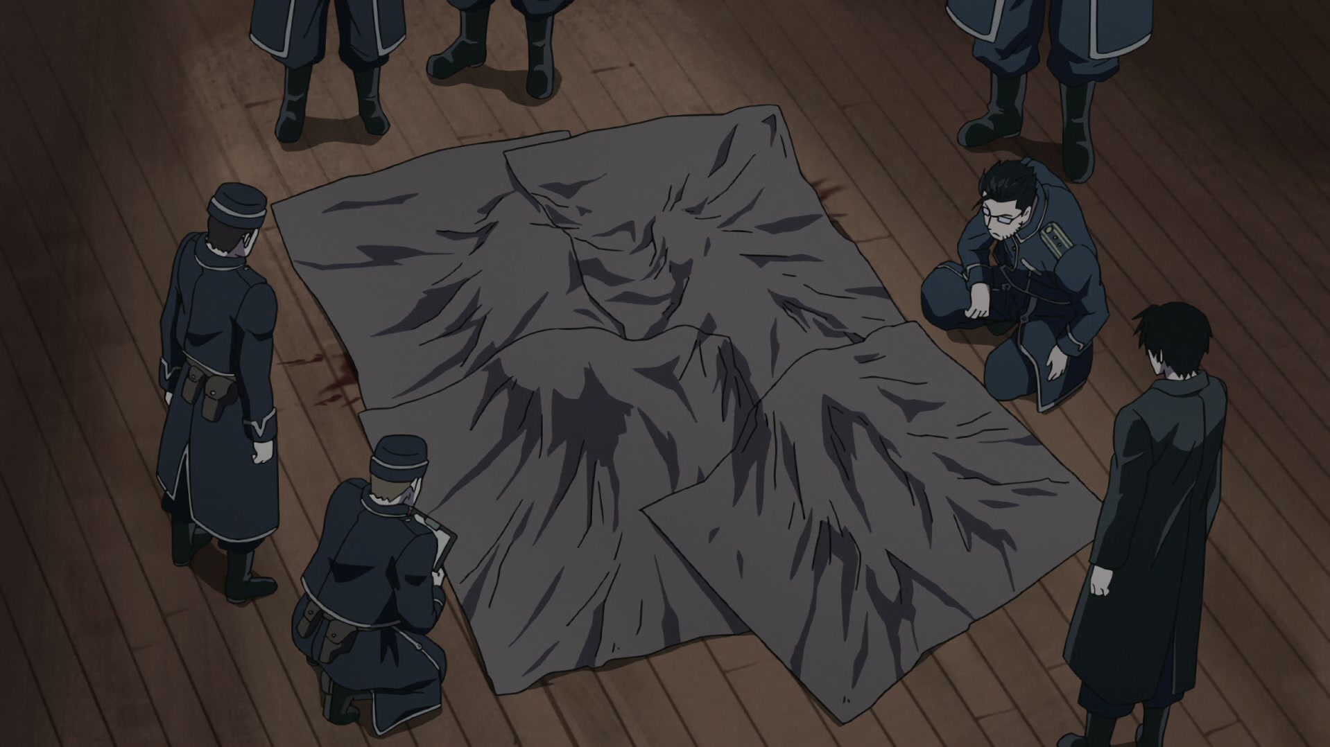 Fullmetal Alchemist: Brotherhood Ep 5: Rain of Sorrows @ 00:04:25
