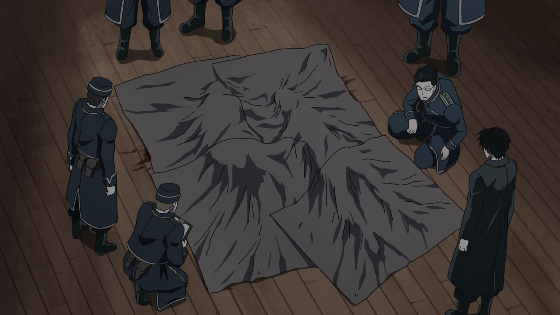 Fullmetal Alchemist: Brotherhood Ep 5: Rain of Sorrows @ 00:04:29