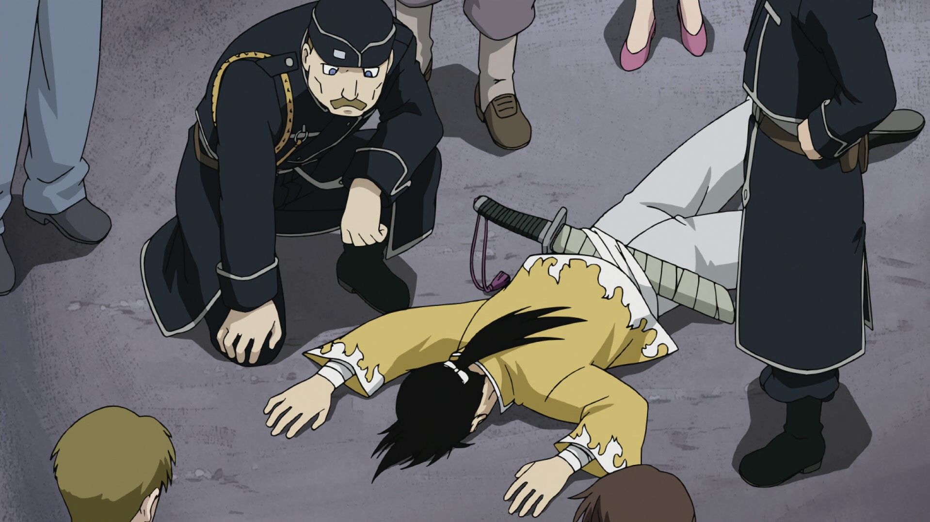 Fullmetal Alchemist: Brotherhood Ep 16: Footsteps of a Comrade-in-Arms @ 00:04:11