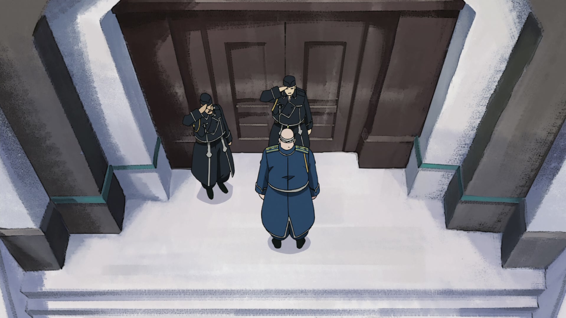 Fullmetal Alchemist: Brotherhood Ep 17: Cold Flame @ 00:03:38