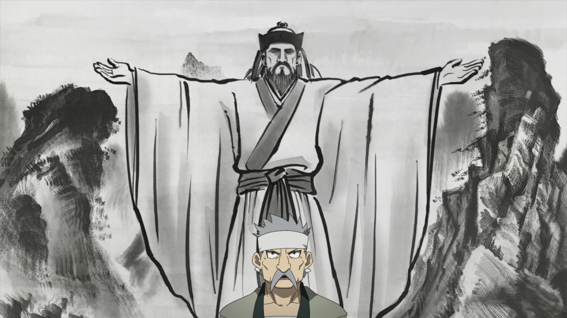 Fullmetal Alchemist: Brotherhood Ep 18: The Arrogant Palm of a Small Human @ 00:04:09