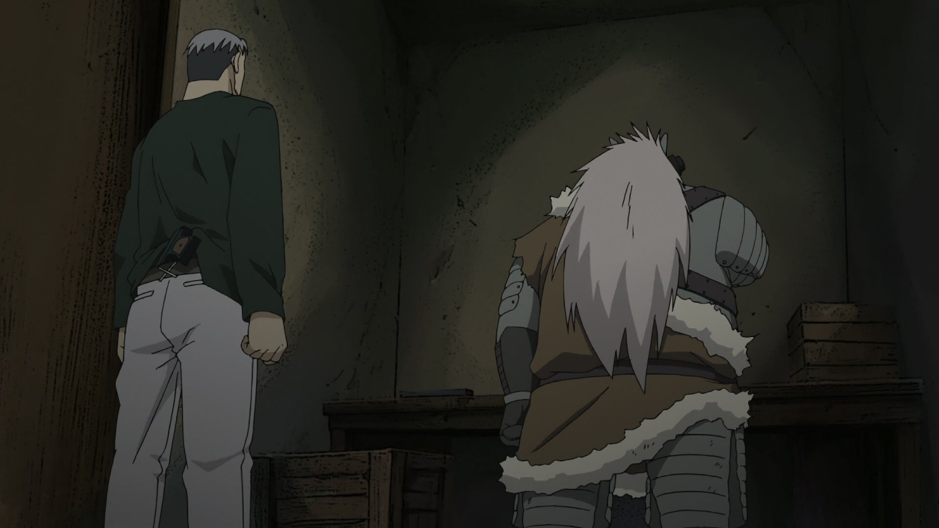 Fullmetal Alchemist: Brotherhood Ep 18: The Arrogant Palm of a Small Human @ 00:07:12