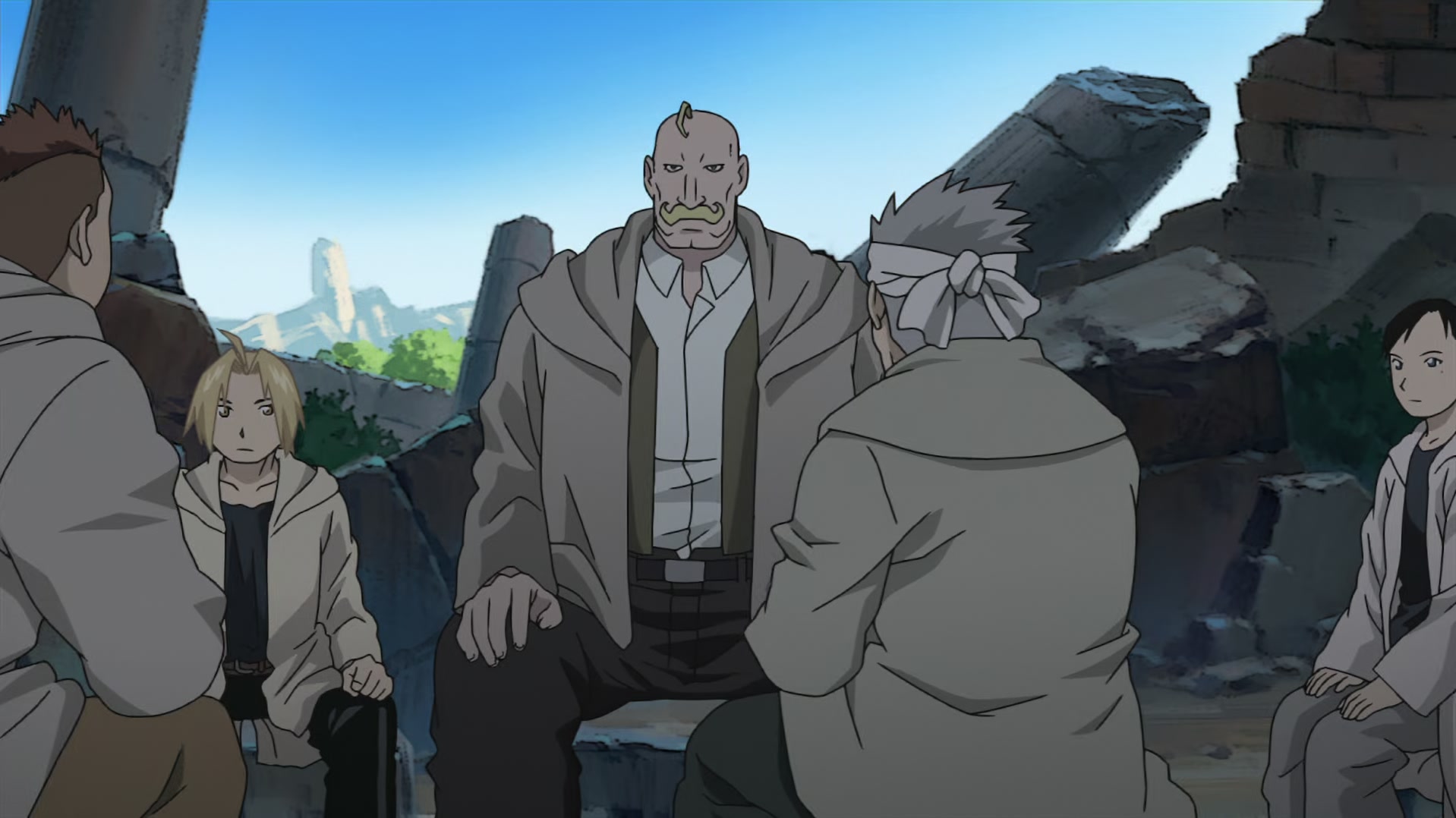 Fullmetal Alchemist: Brotherhood Ep 18: The Arrogant Palm of a Small Human @ 00:09:37