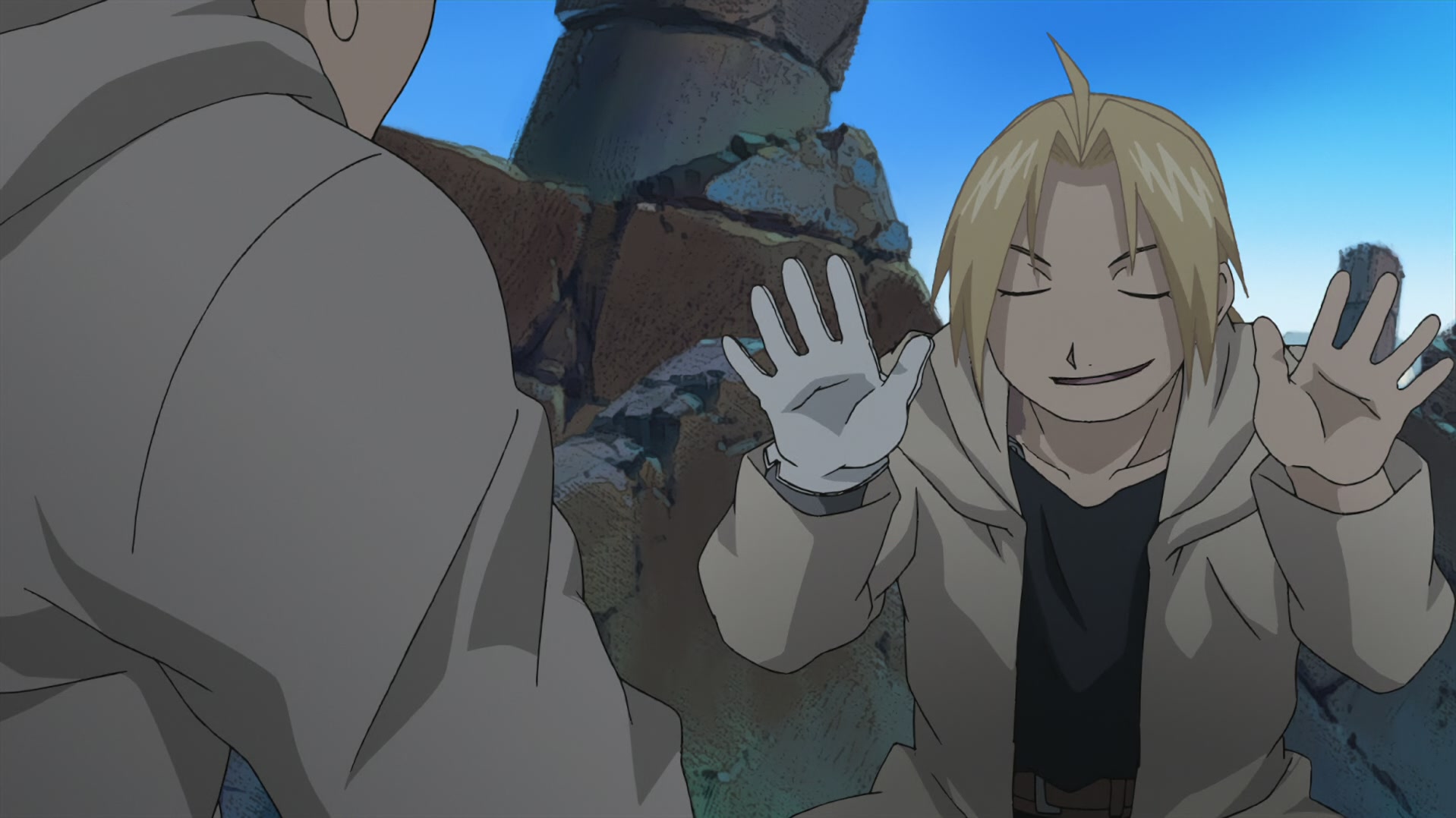 Fullmetal Alchemist: Brotherhood Ep 18: The Arrogant Palm of a Small Human @ 00:09:58