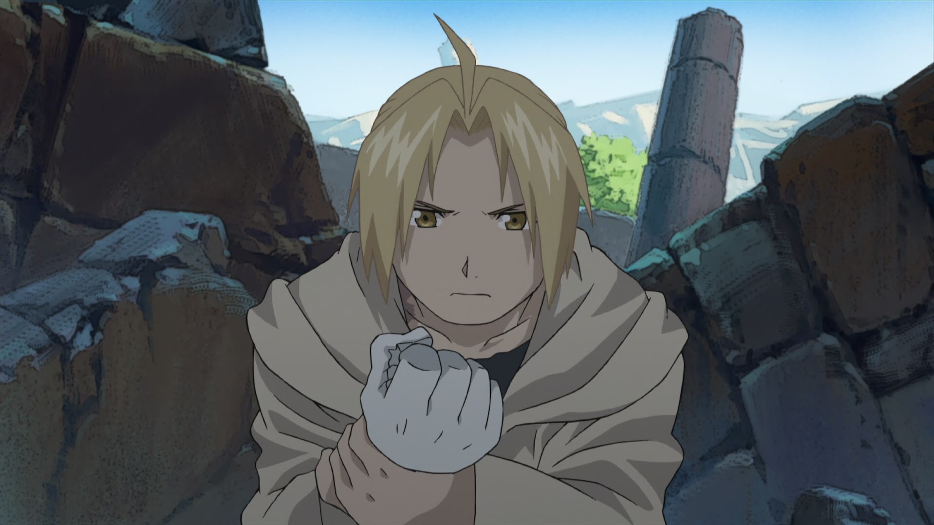Fullmetal Alchemist: Brotherhood Ep 18: The Arrogant Palm of a Small Human @ 00:12:37