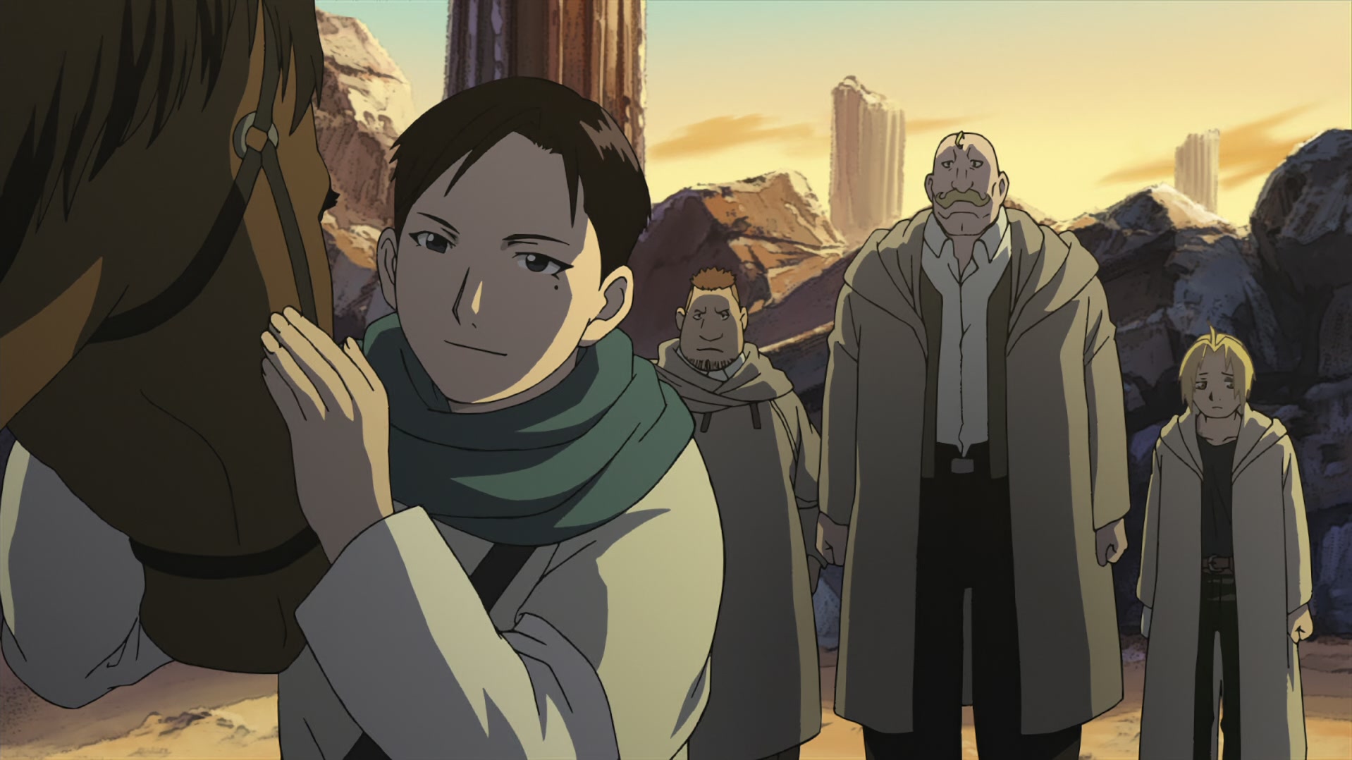 Fullmetal Alchemist: Brotherhood Ep 18: The Arrogant Palm of a Small Human @ 00:13:28