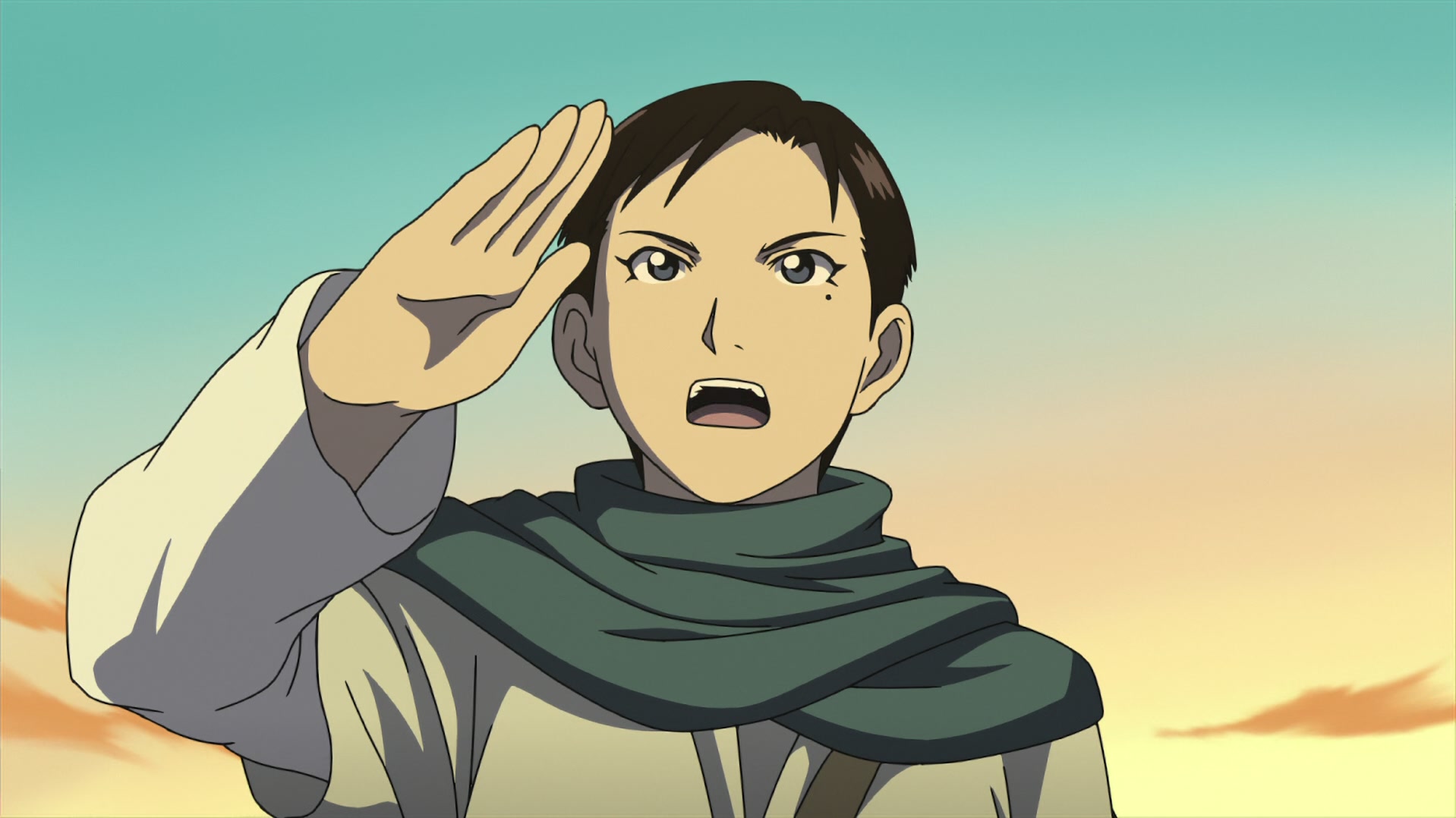 Fullmetal Alchemist: Brotherhood Ep 18: The Arrogant Palm of a Small Human @ 00:13:58