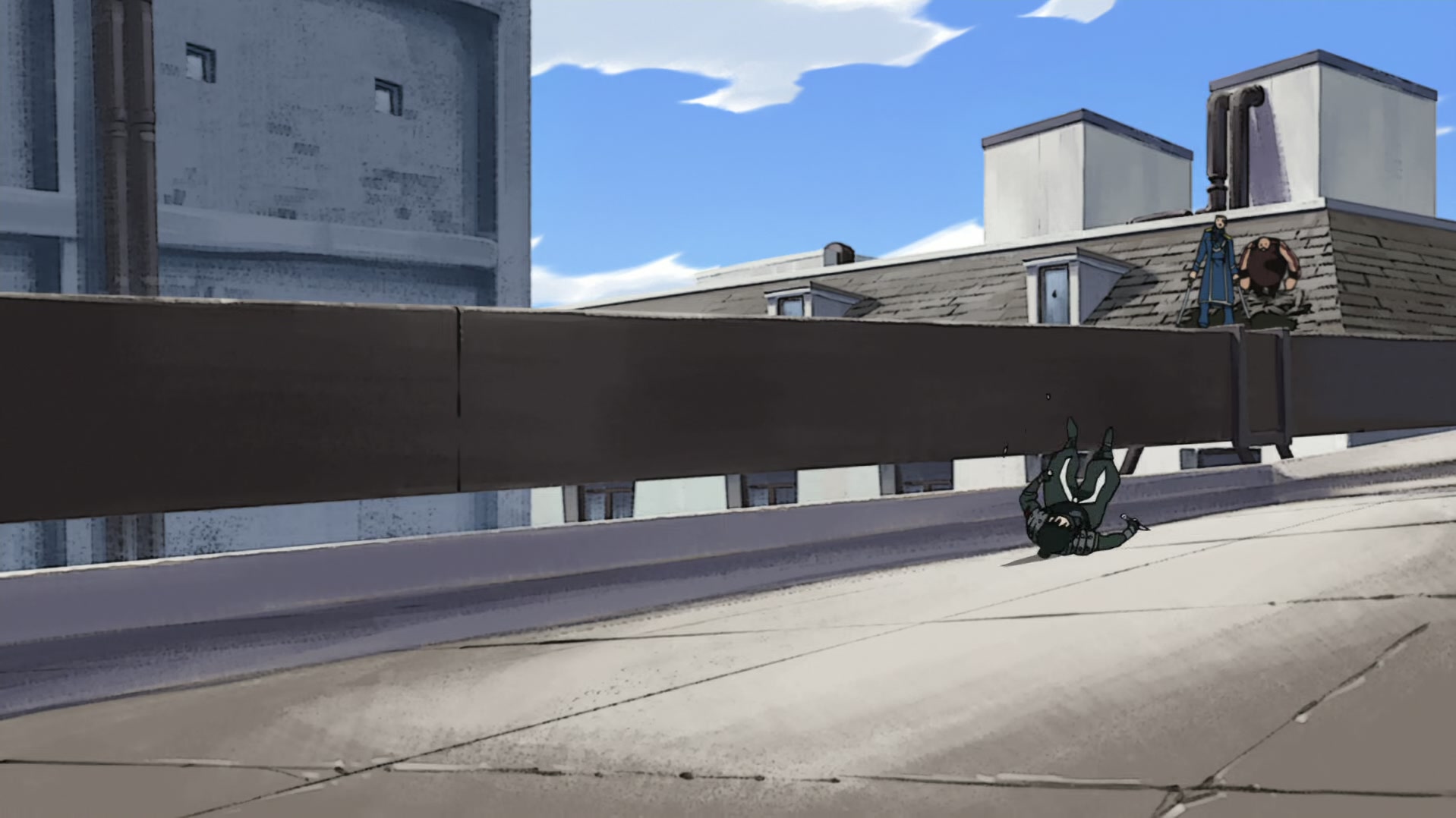 Fullmetal Alchemist: Brotherhood Ep 22: Backs in the Distance @ 00:02:03