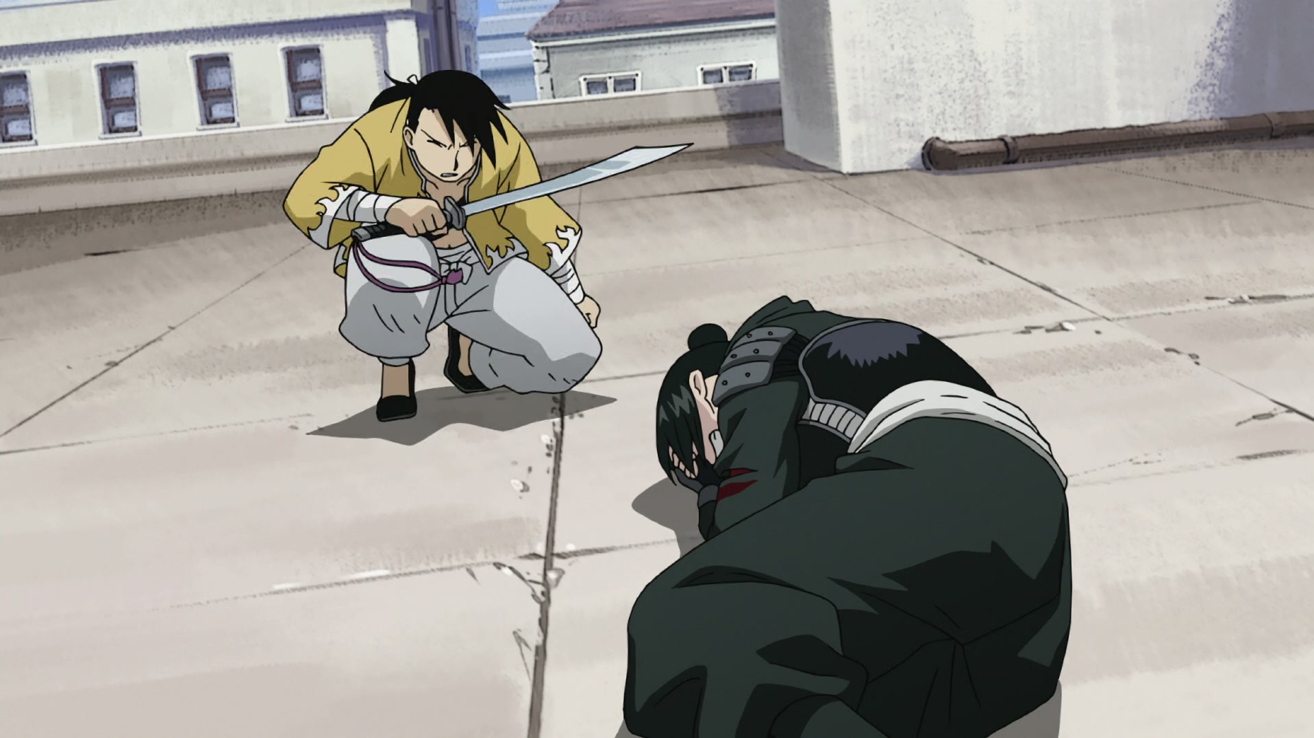 Fullmetal Alchemist: Brotherhood Ep 22: Backs in the Distance @ 00:02:24