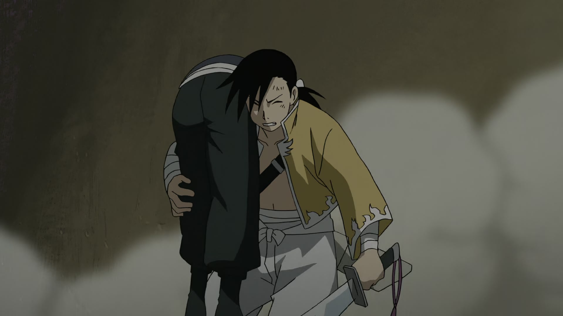 Fullmetal Alchemist: Brotherhood Ep 22: Backs in the Distance @ 00:03:01