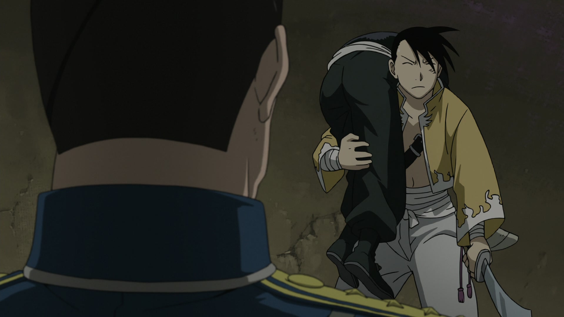 Fullmetal Alchemist: Brotherhood Ep 22: Backs in the Distance @ 00:03:28