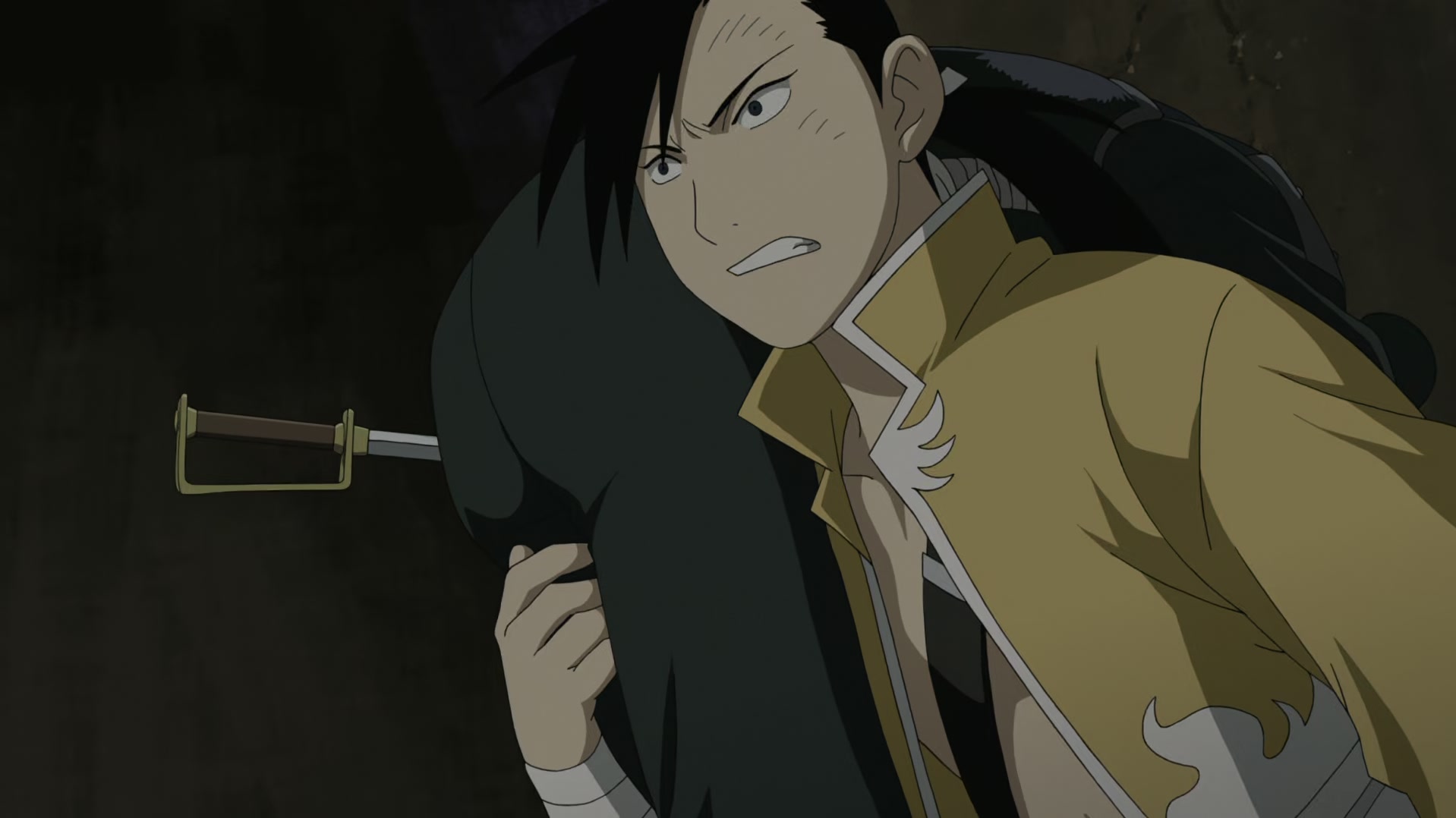 Fullmetal Alchemist: Brotherhood Ep 22: Backs in the Distance @ 00:04:16
