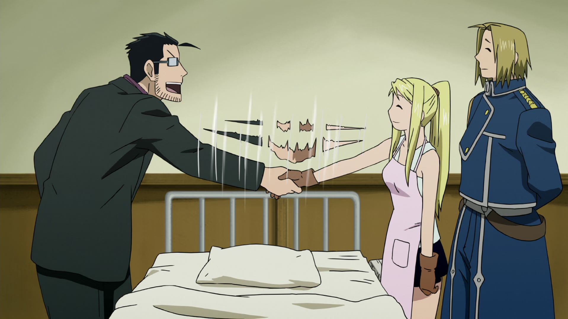 Fullmetal Alchemist: Brotherhood Ep 22: Backs in the Distance @ 00:05:20