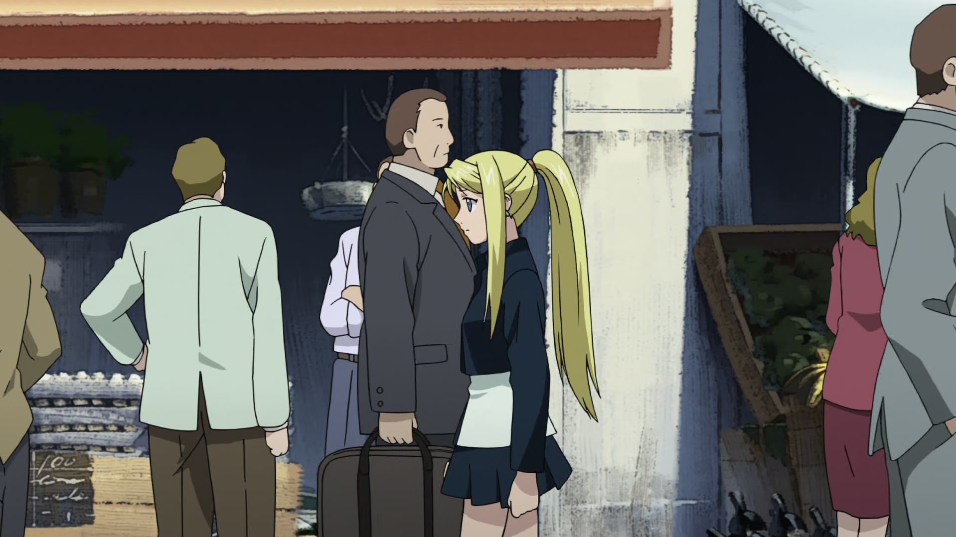 Fullmetal Alchemist: Brotherhood Ep 22: Backs in the Distance @ 00:06:05