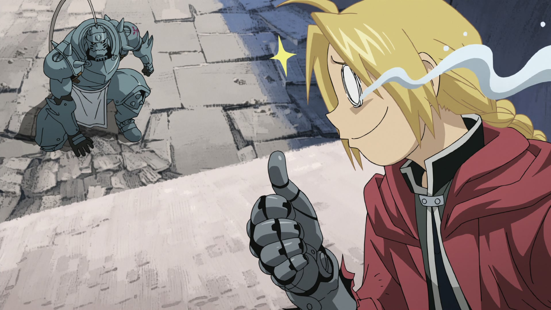 Fullmetal Alchemist: Brotherhood Ep 22: Backs in the Distance @ 00:07:09