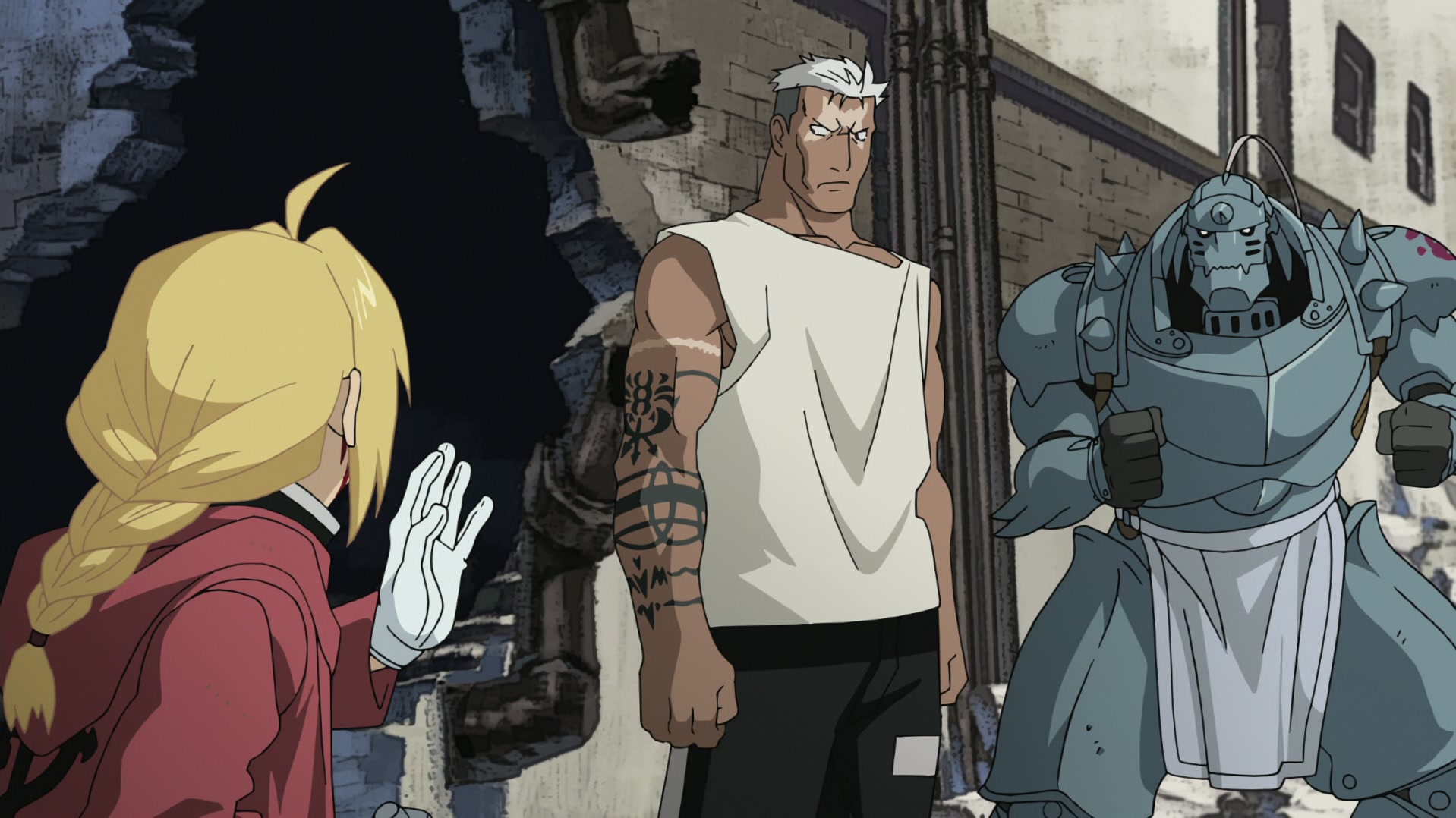 Fullmetal Alchemist: Brotherhood Ep 22: Backs in the Distance @ 00:08:04