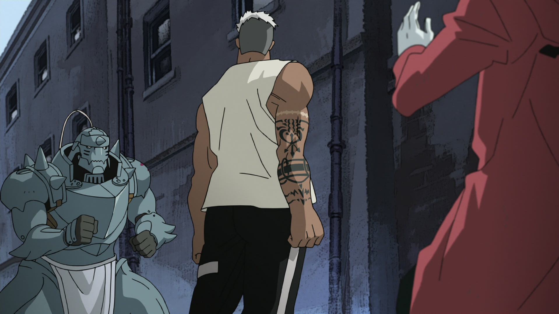 Fullmetal Alchemist: Brotherhood Ep 22: Backs in the Distance @ 00:08:21