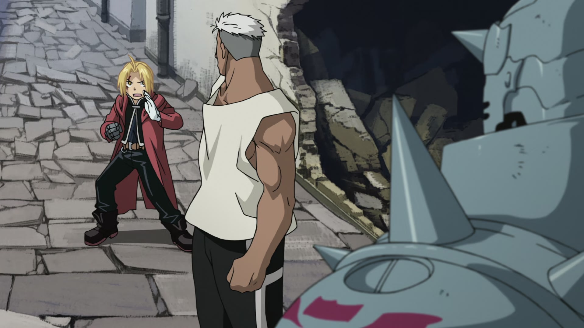 Fullmetal Alchemist: Brotherhood Ep 22: Backs in the Distance @ 00:09:49