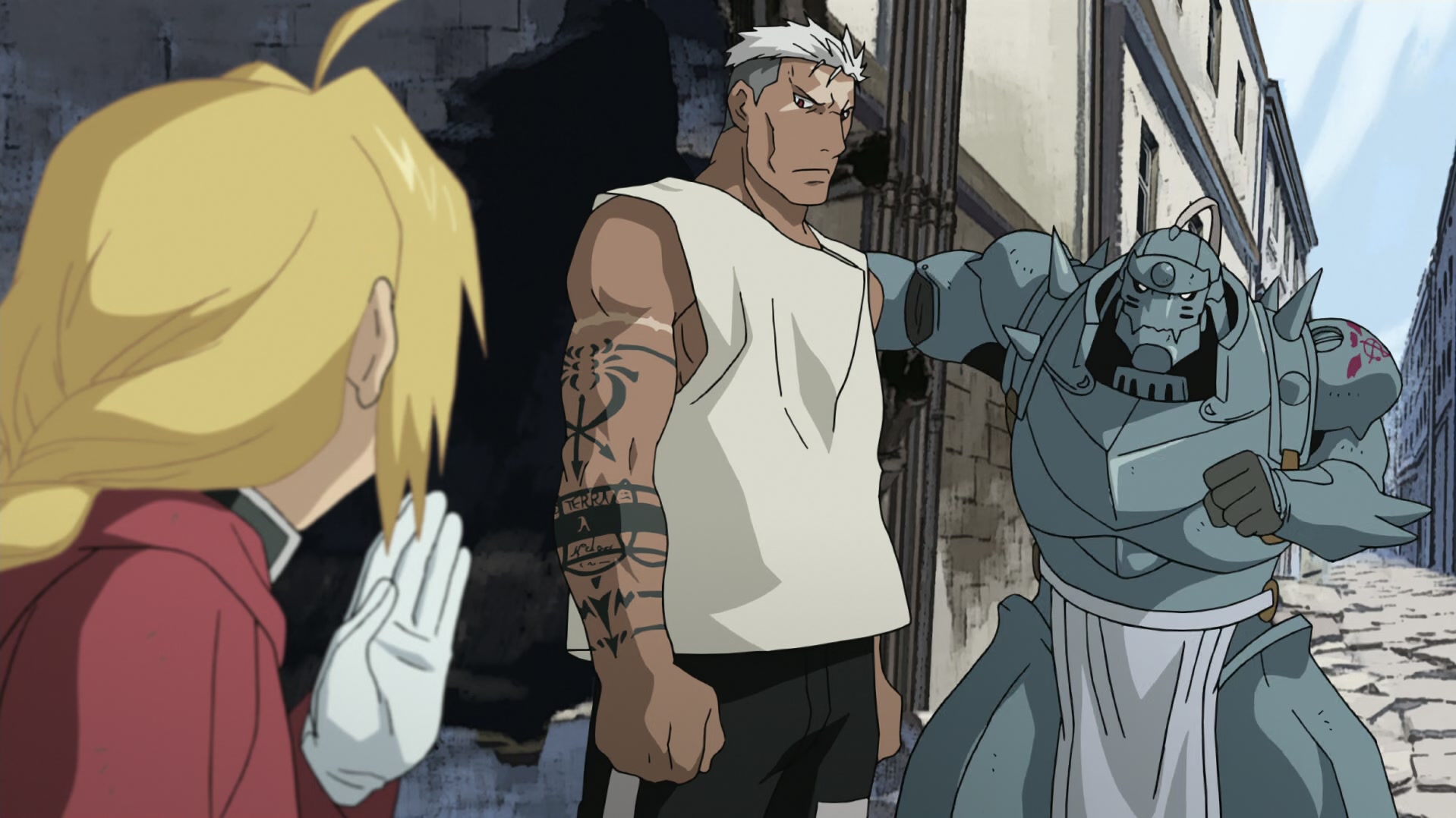 Fullmetal Alchemist: Brotherhood Ep 22: Backs in the Distance @ 00:10:06