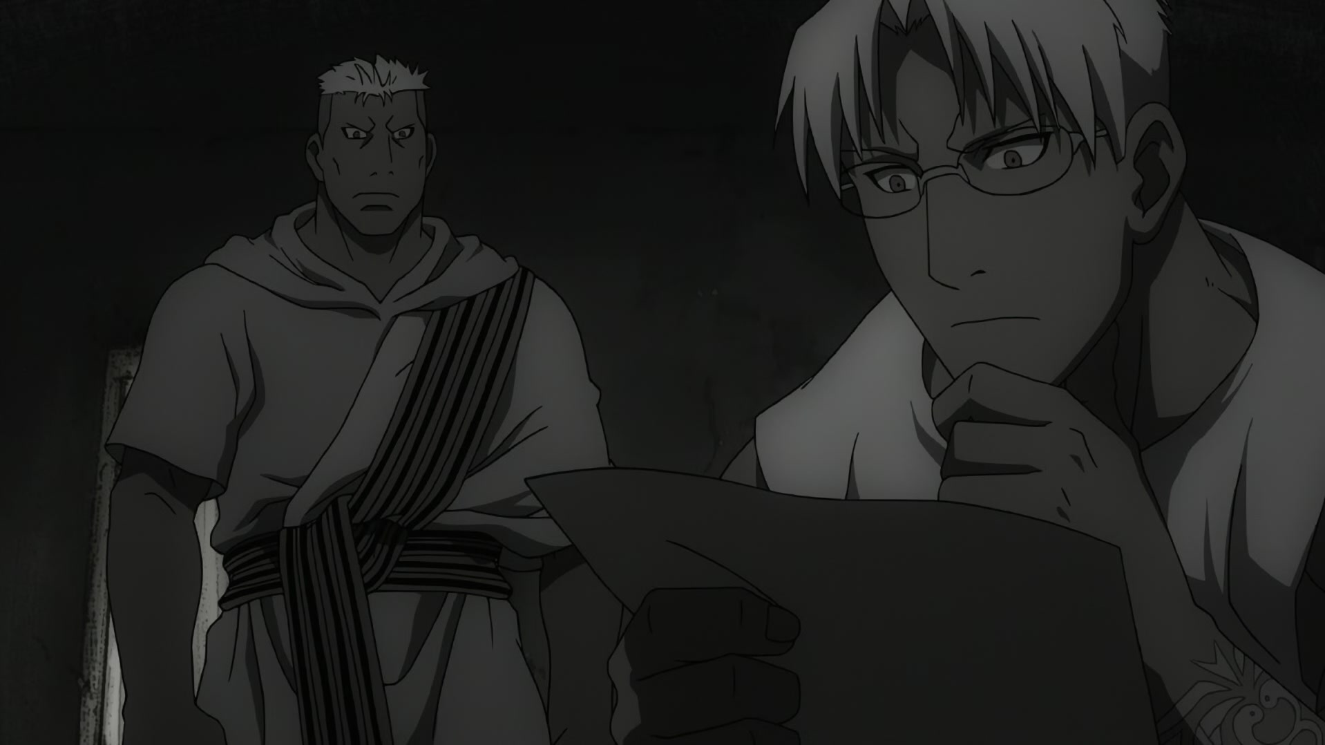 Fullmetal Alchemist: Brotherhood Ep 22: Backs in the Distance @ 00:12:08