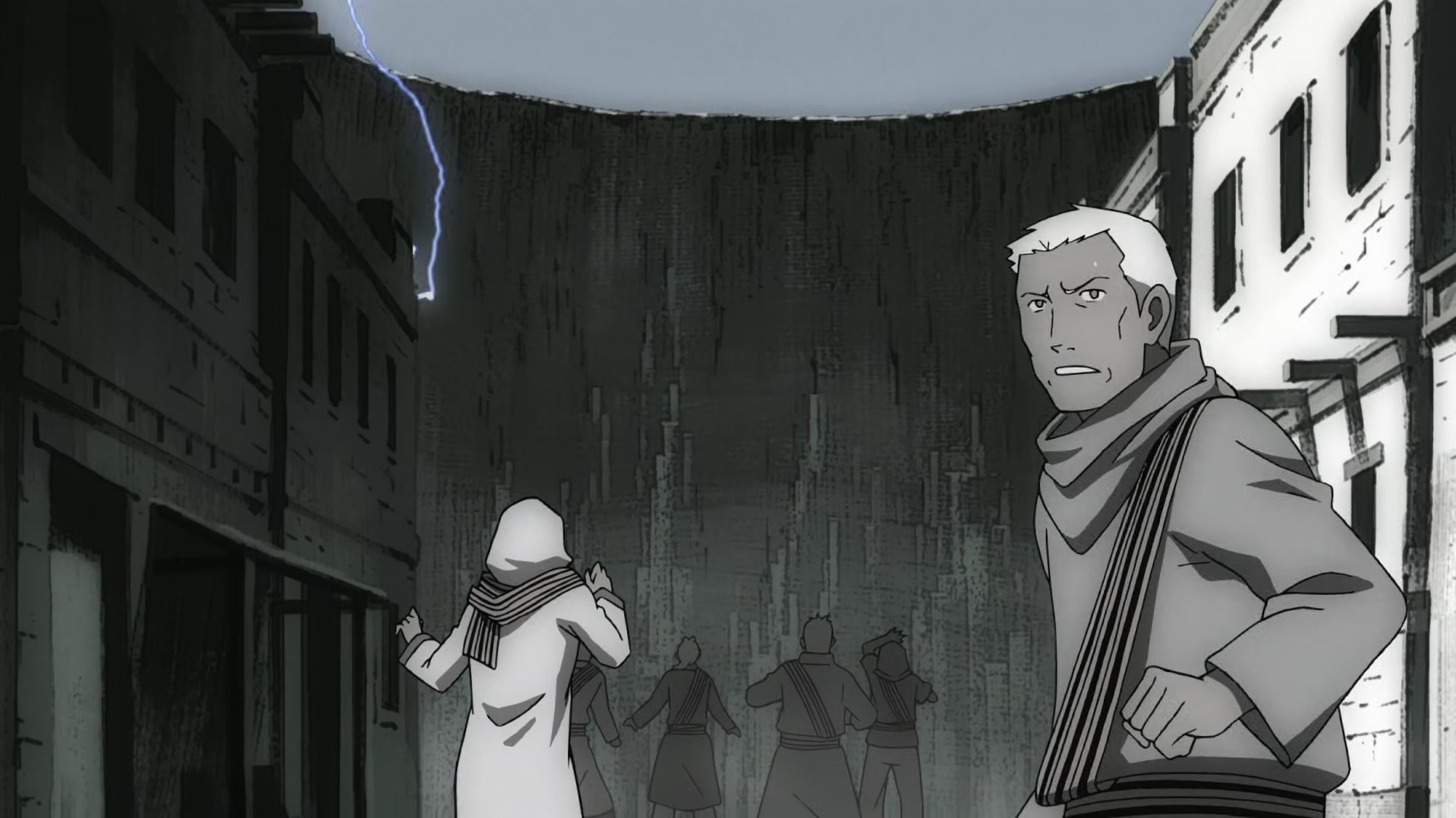 Fullmetal Alchemist: Brotherhood Ep 22: Backs in the Distance @ 00:14:04