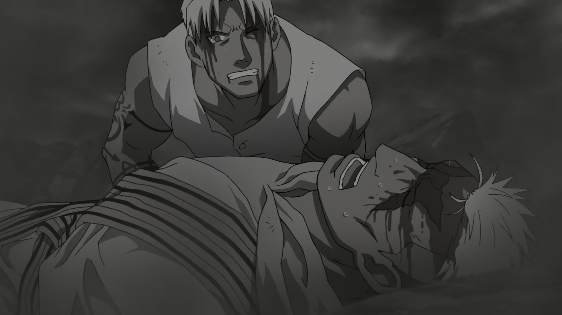Fullmetal Alchemist: Brotherhood Ep 22: Backs in the Distance @ 00:16:50