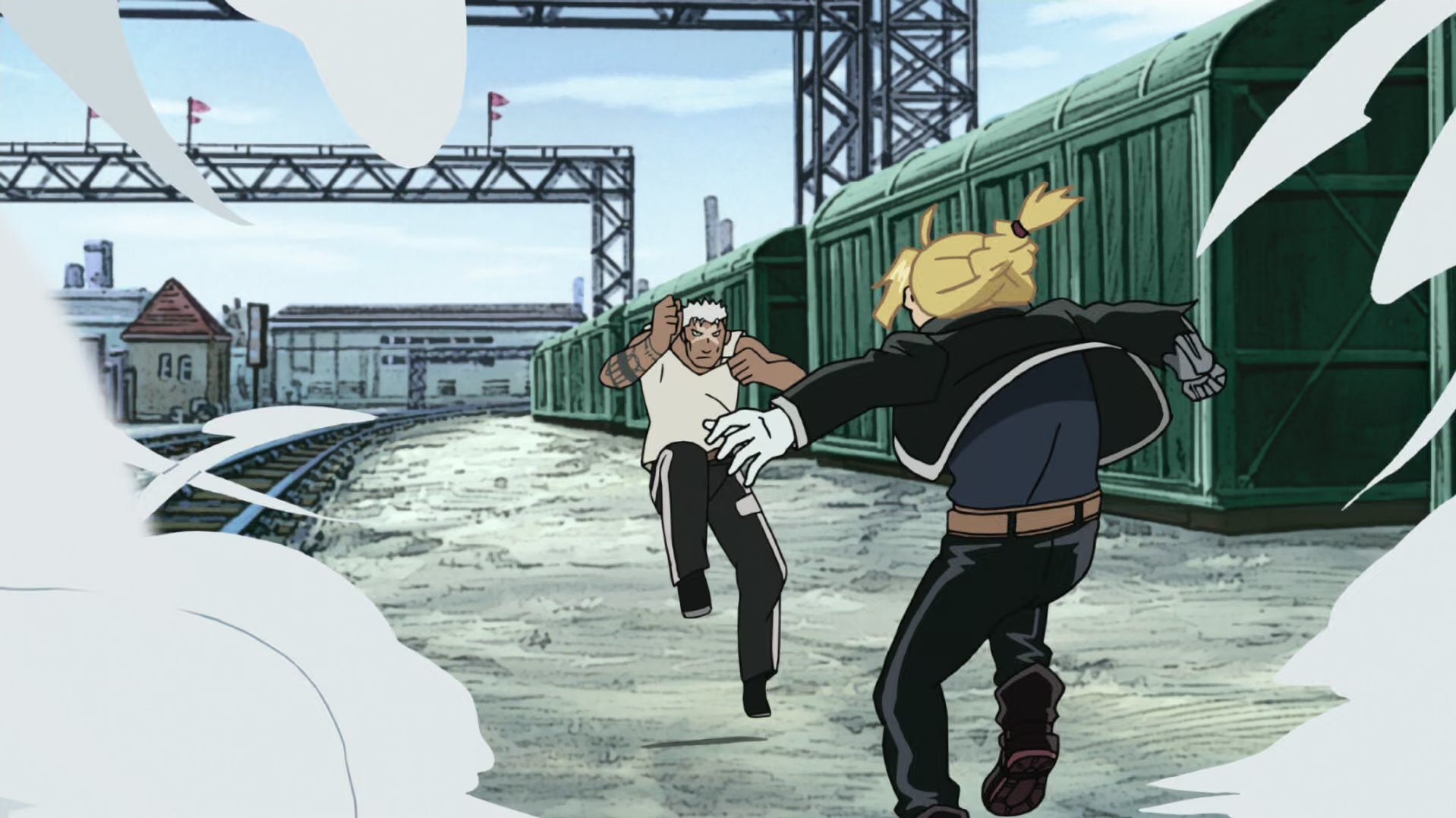Fullmetal Alchemist: Brotherhood Ep 23: Girl on the Battlefield @ 00:05:43