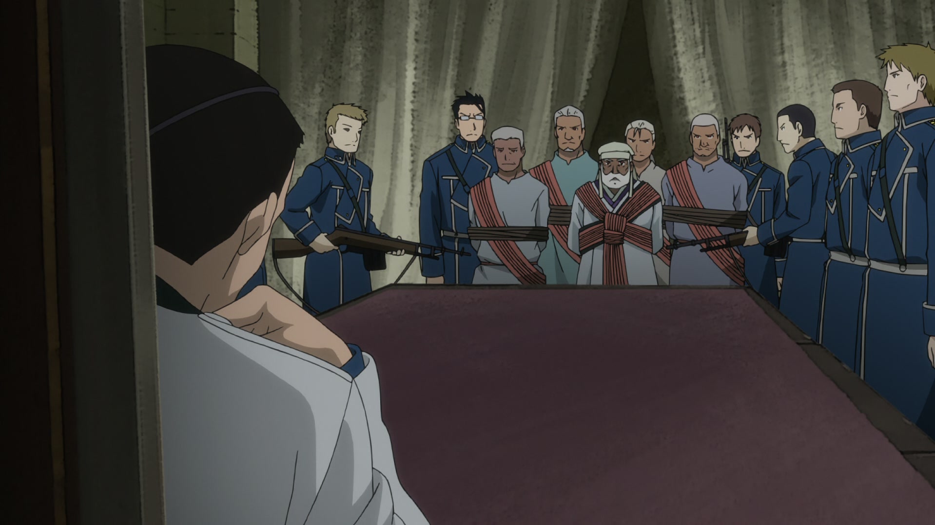 Fullmetal Alchemist: Brotherhood Ep 30: The Ishvalan War of Extermination @ 00:16:54