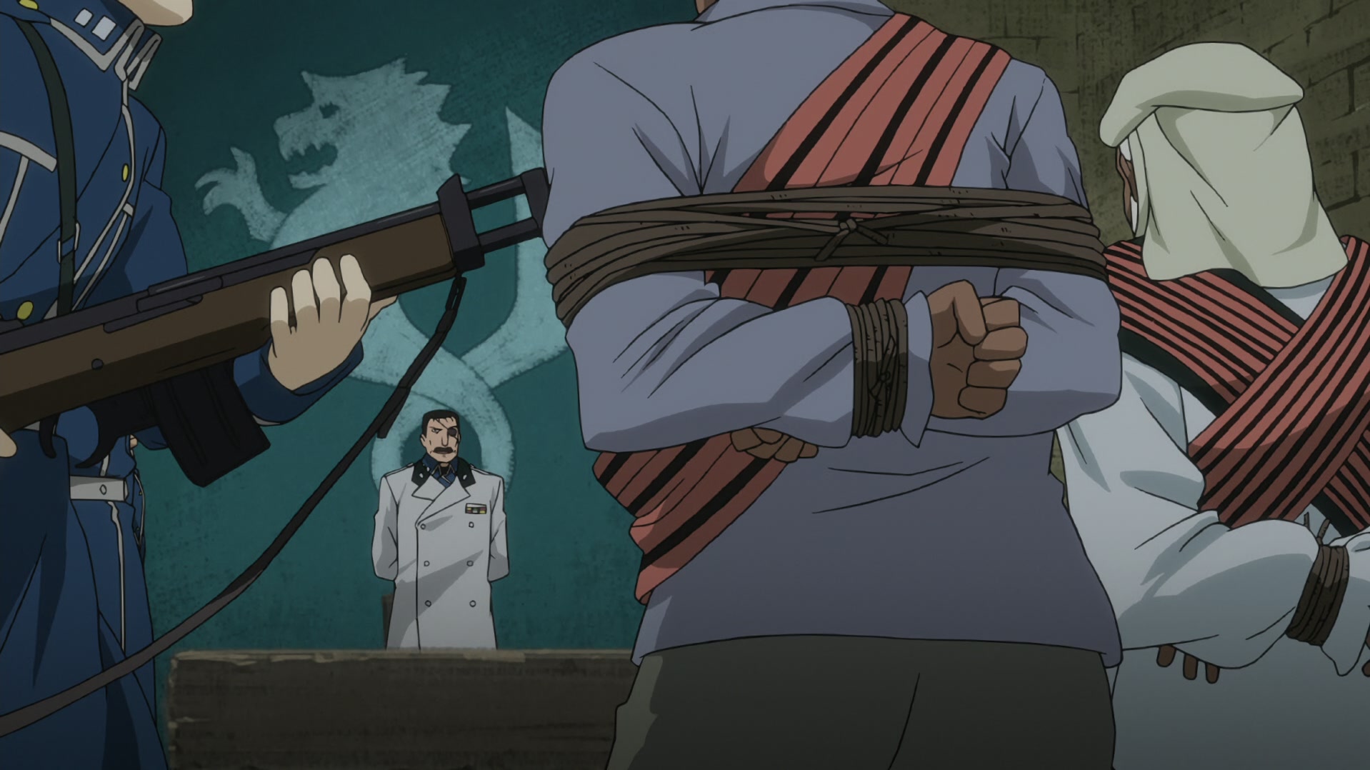 Fullmetal Alchemist: Brotherhood Ep 30: The Ishvalan War of Extermination @ 00:17:35