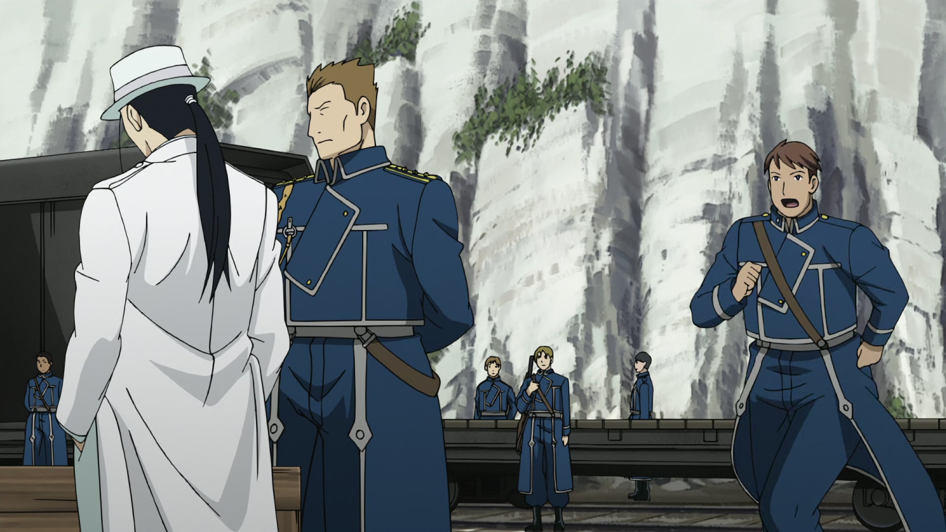 Fullmetal Alchemist: Brotherhood Ep 33: The Northern Wall of Briggs @ 00:02:27