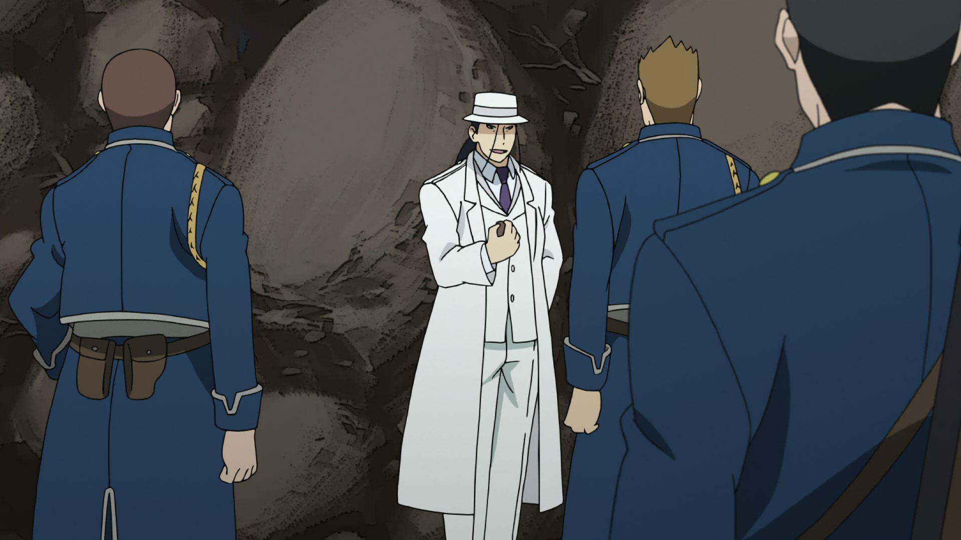 Fullmetal Alchemist: Brotherhood Ep 33: The Northern Wall of Briggs @ 00:04:05