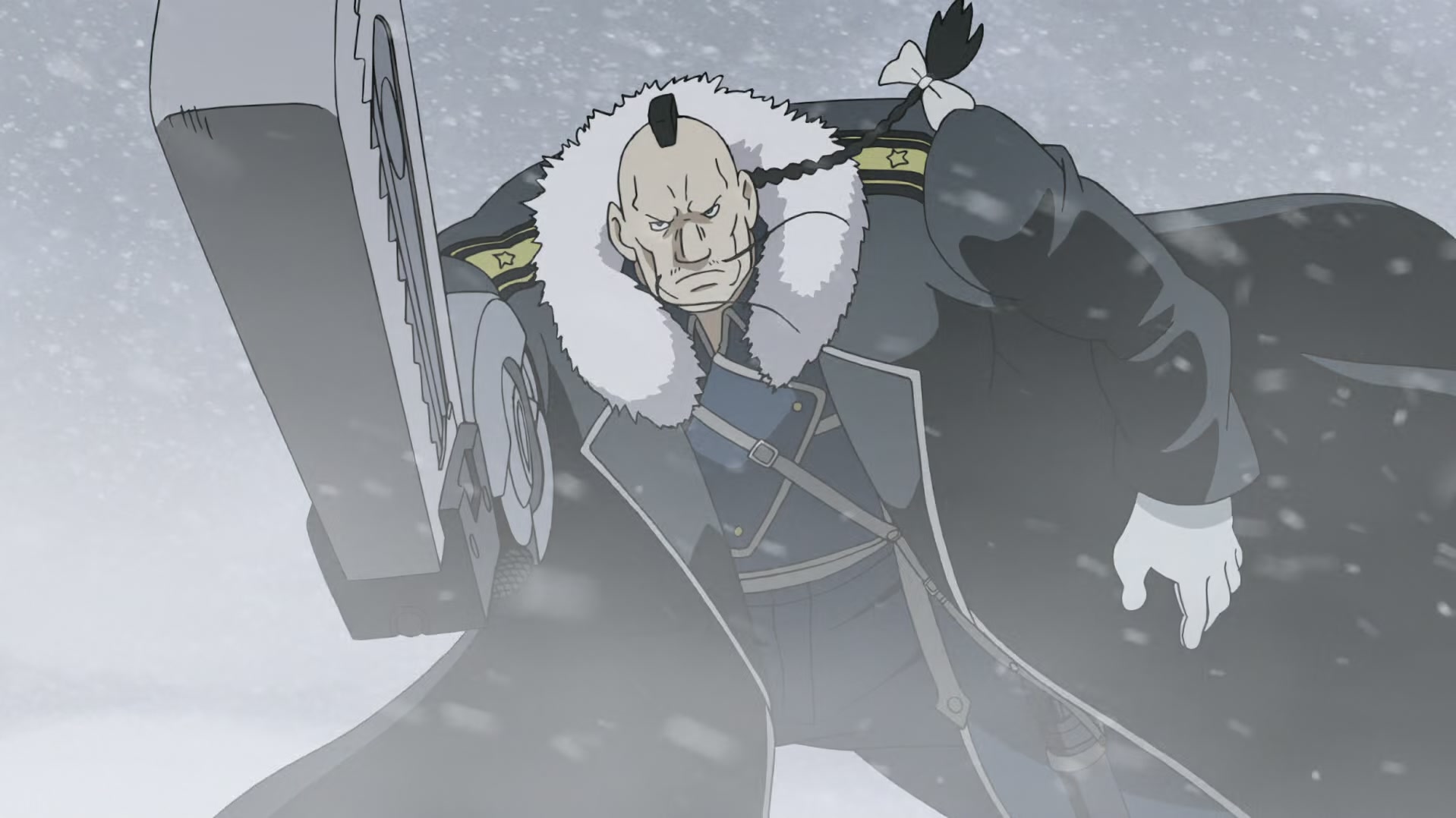 Fullmetal Alchemist: Brotherhood Ep 33: The Northern Wall of Briggs @ 00:17:05