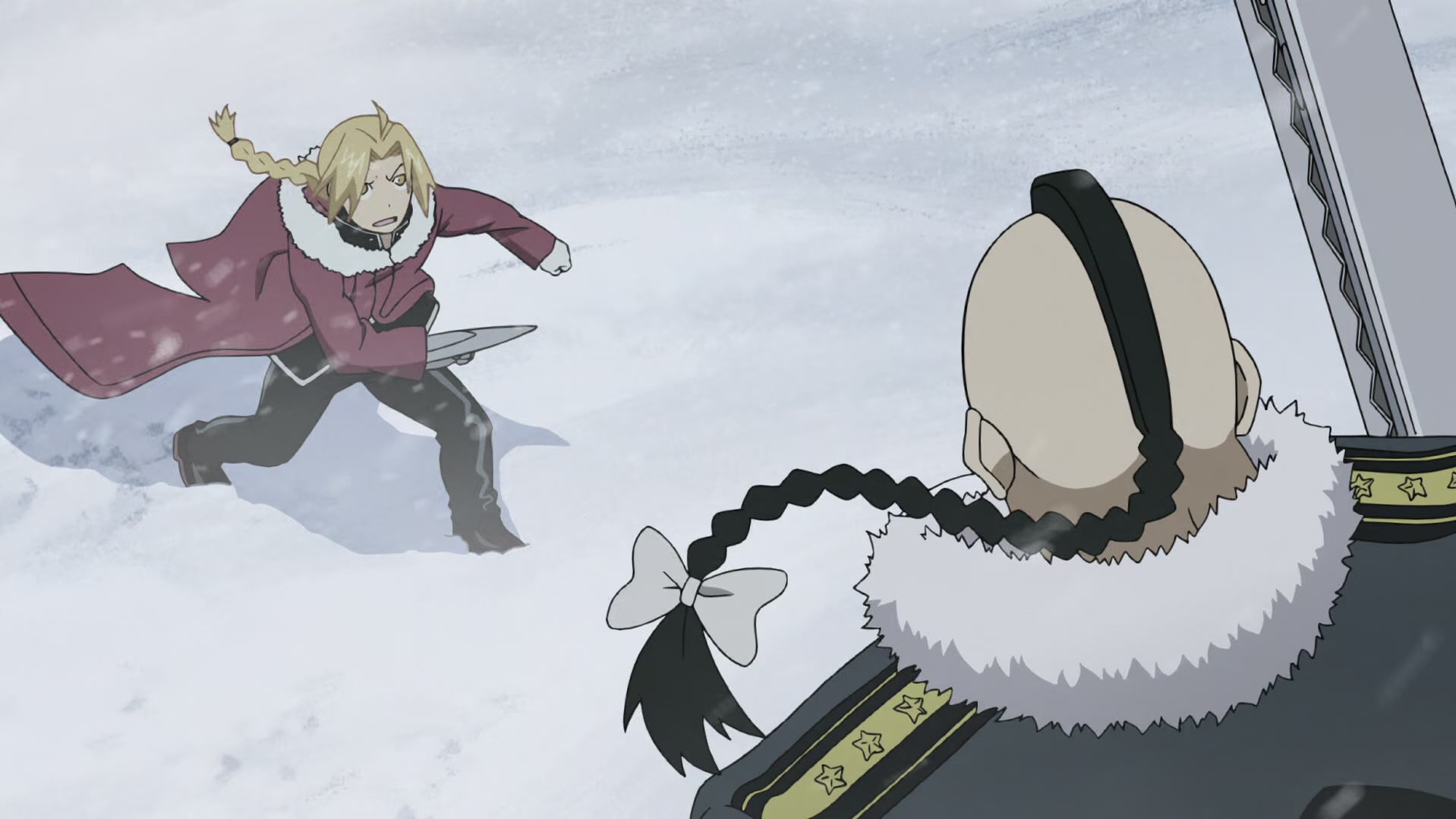 Fullmetal Alchemist: Brotherhood Ep 33: The Northern Wall of Briggs @ 00:17:15