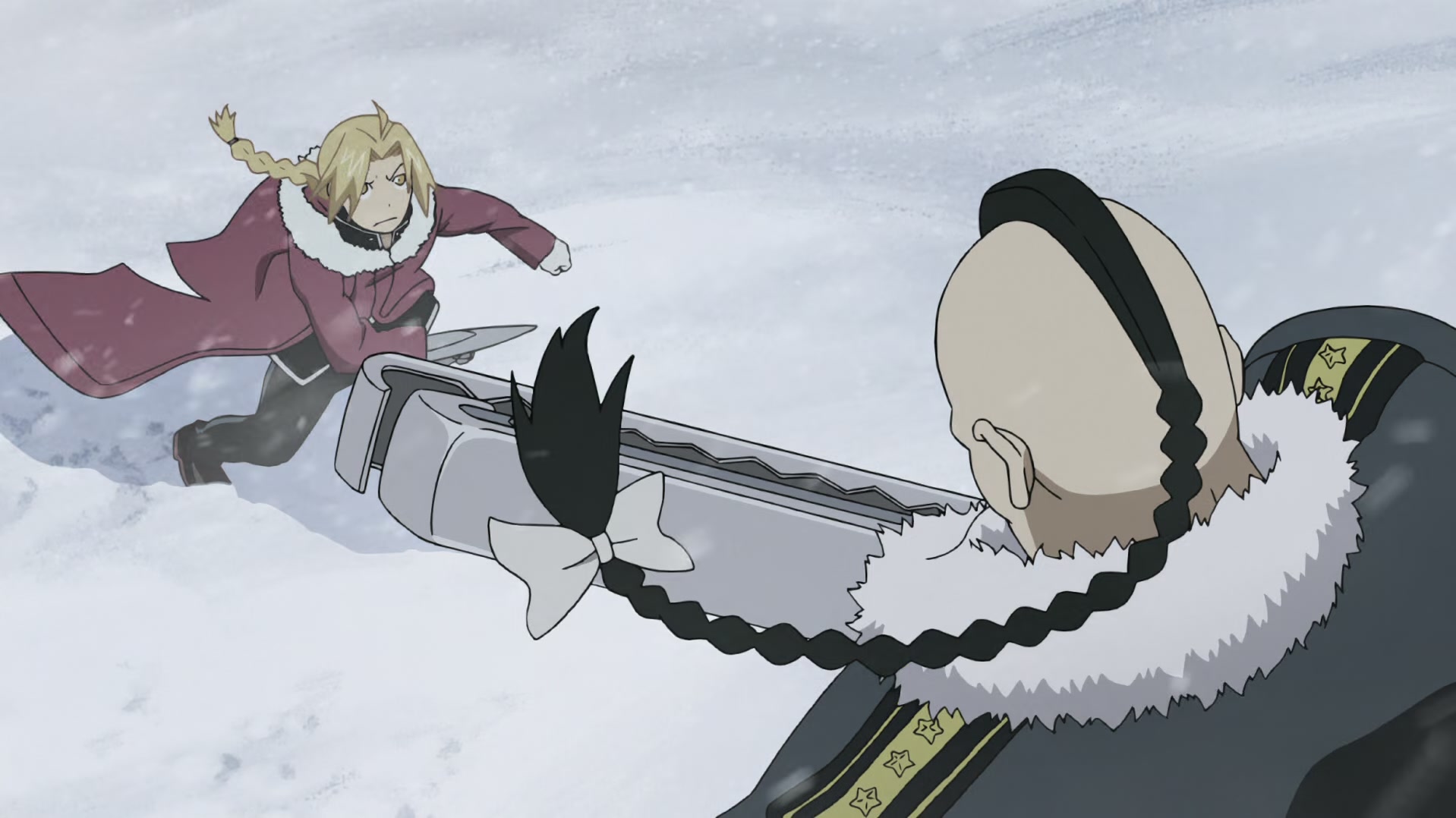 Fullmetal Alchemist: Brotherhood Ep 33: The Northern Wall of Briggs @ 00:17:22
