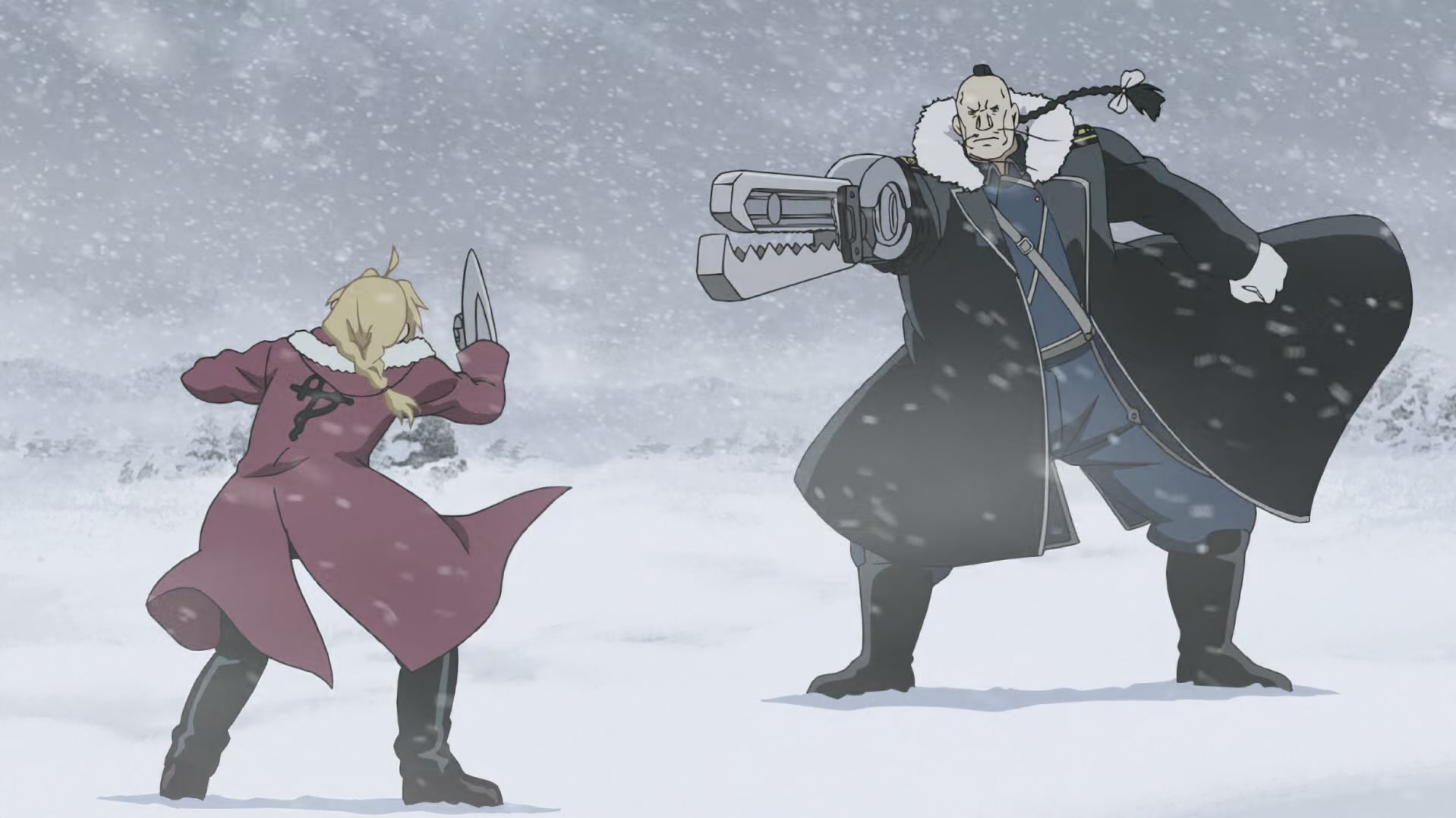 Fullmetal Alchemist: Brotherhood Ep 33: The Northern Wall of Briggs @ 00:17:35