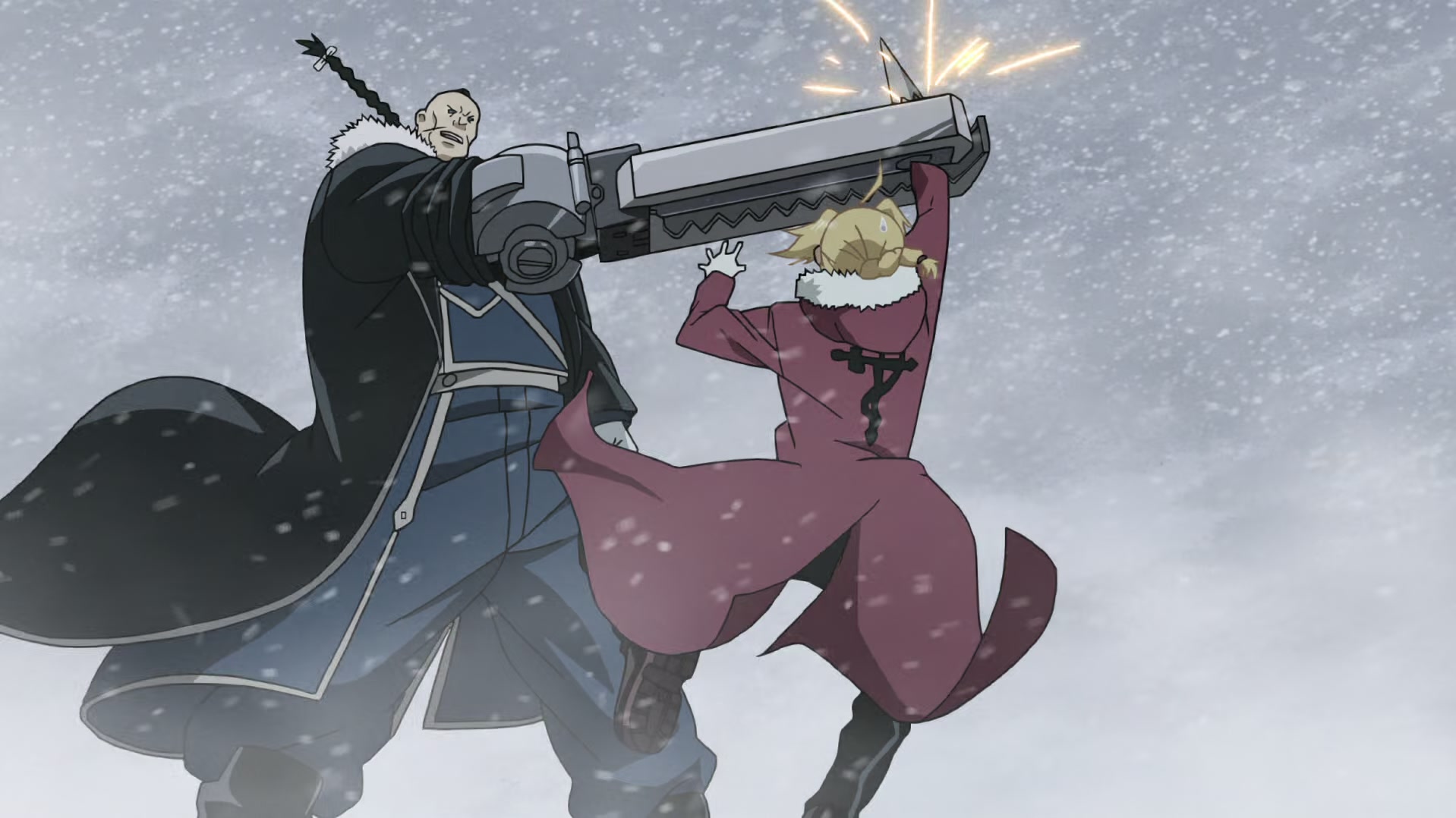 Fullmetal Alchemist: Brotherhood Ep 33: The Northern Wall of Briggs @ 00:18:09